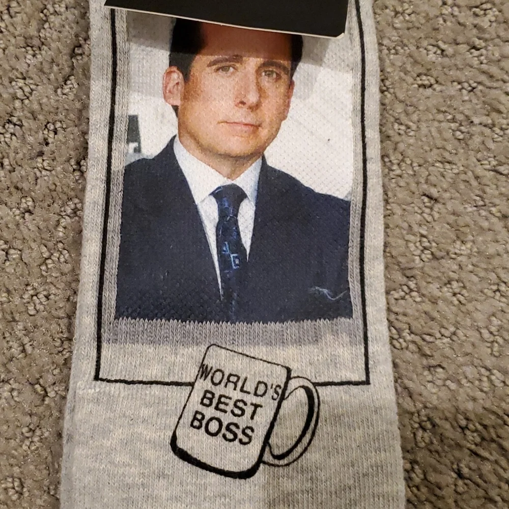 VINTAGE/ NEW THE OFFICE / MICHEAL SCOTT socks NEW WITH TAGS
